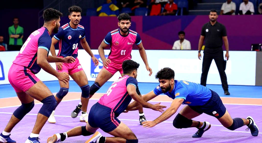 कॉमनवेल्थ कबड्डी चैंपियनशिप: 39 पुरुष मैच, 23 महिला मैच — और वो तीन देश जिनकी महिला टीम अहमदाबाद नहीं आ रही कॉमनवेल्थ कबड्डी चैंपियनशिप: 39 पुरुष मैच, 23 महिला मैच — और वो तीन देश जिनकी महिला टीम अहमदाबाद नहीं आ रही